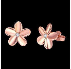 Fashionable K Gold Euramerican Popular and Contracted Flower Ear Nail